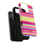 Lemonberry Stripe MagSafe iPhone Case