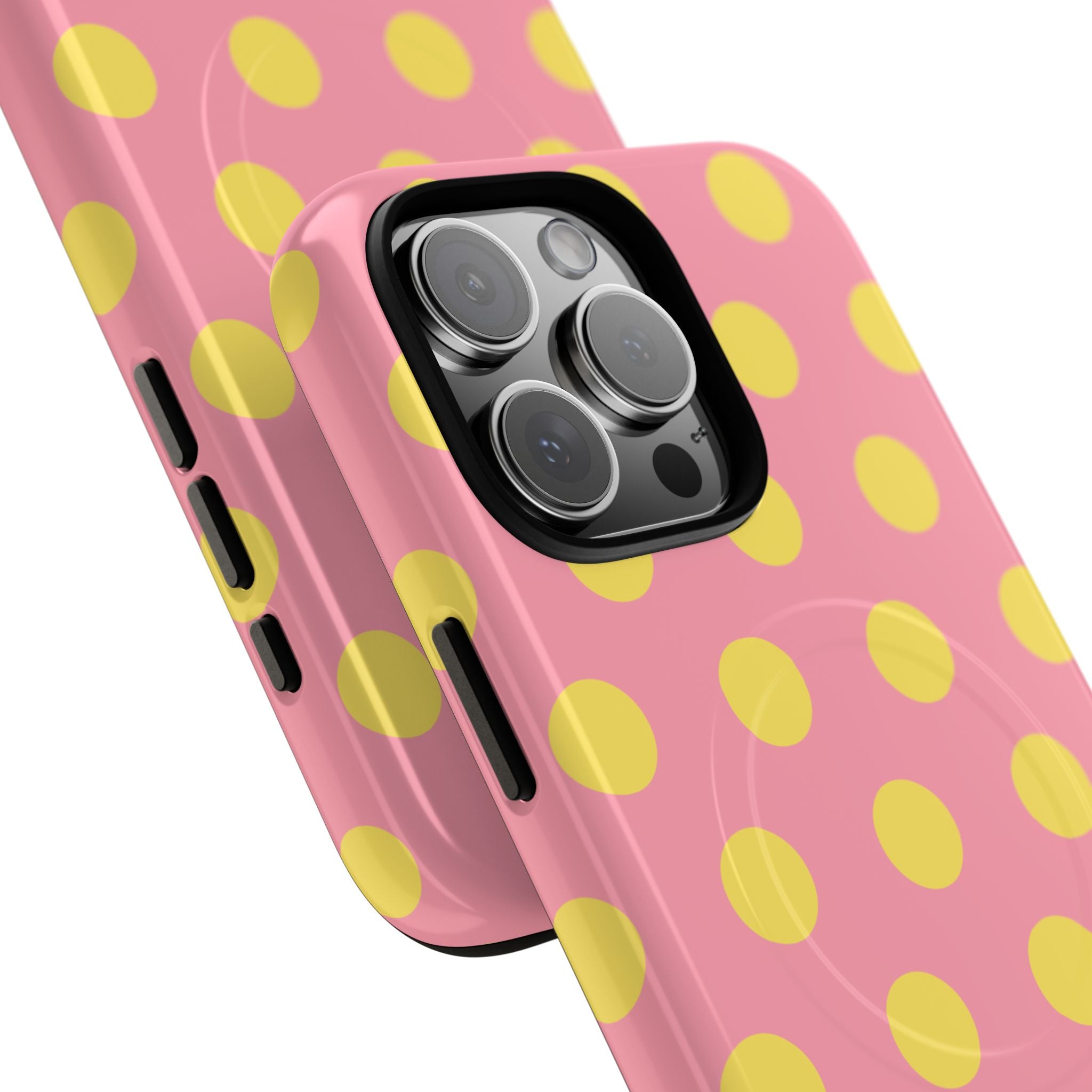 Big Polka Dot | Pink and Yellow