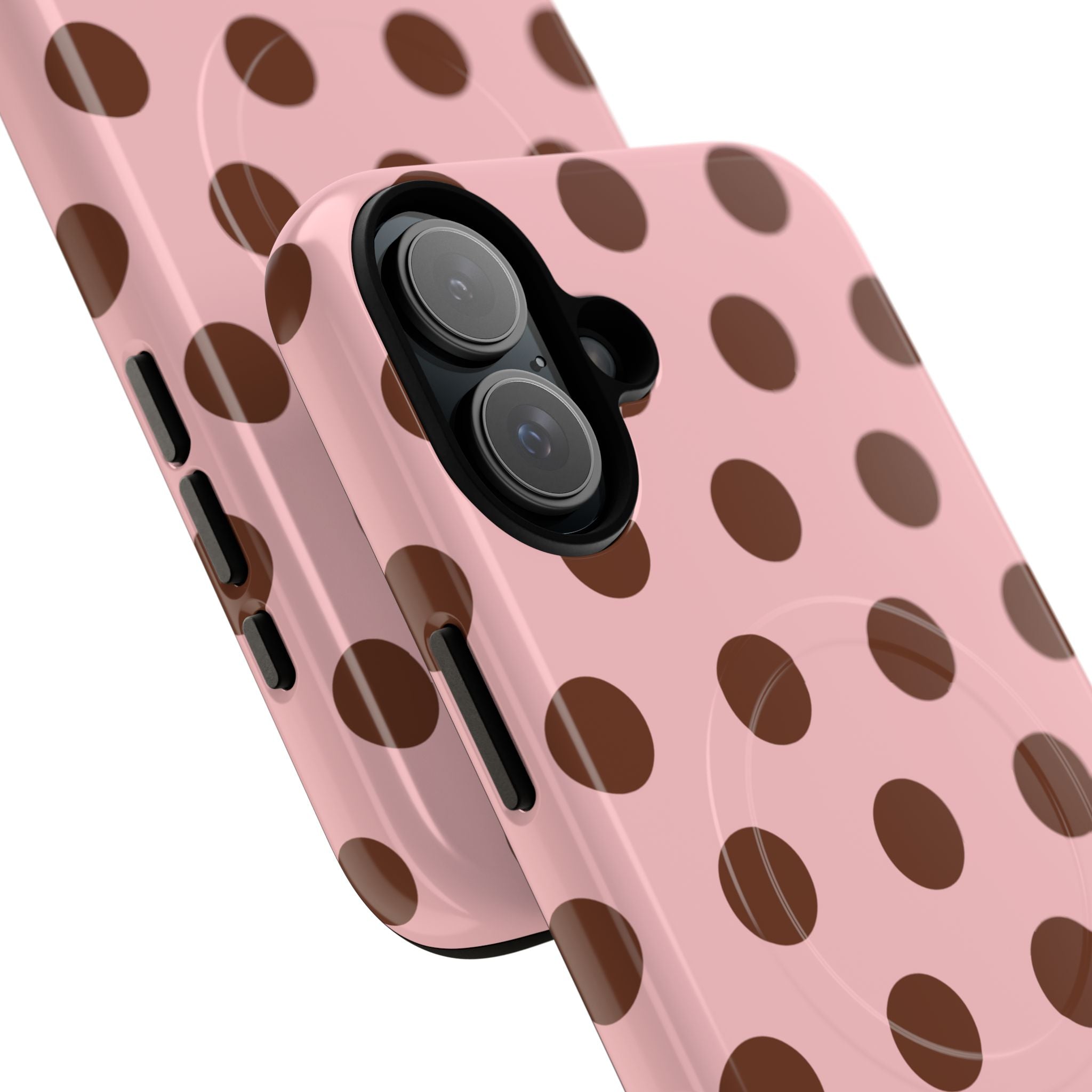 Big Polka Dot | Pink and Brown