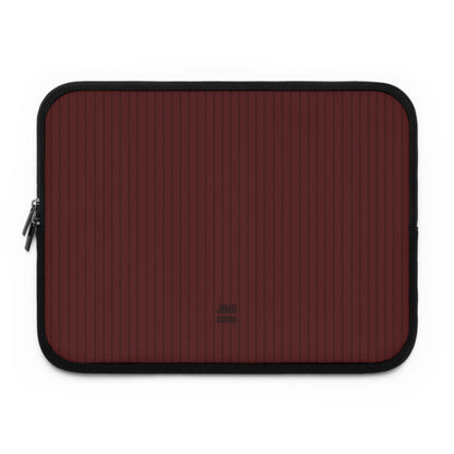 Red Cherry Soft Stripes Laptop Sleeve