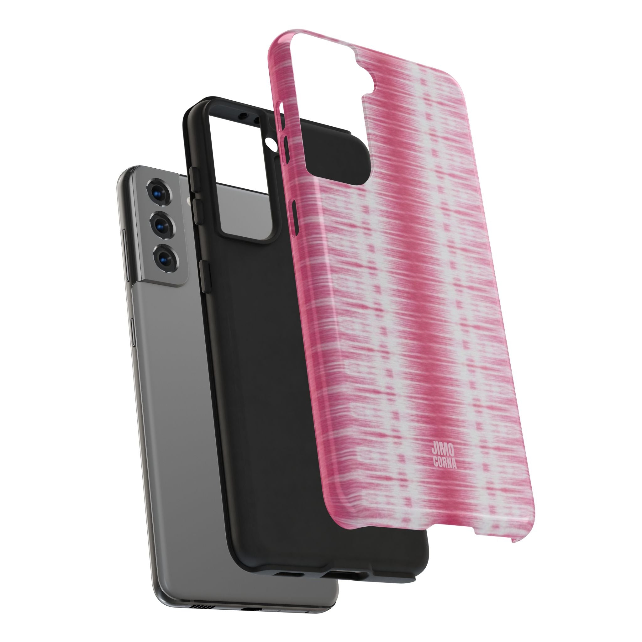 Pink Woven Texture Samsung Galaxy Case