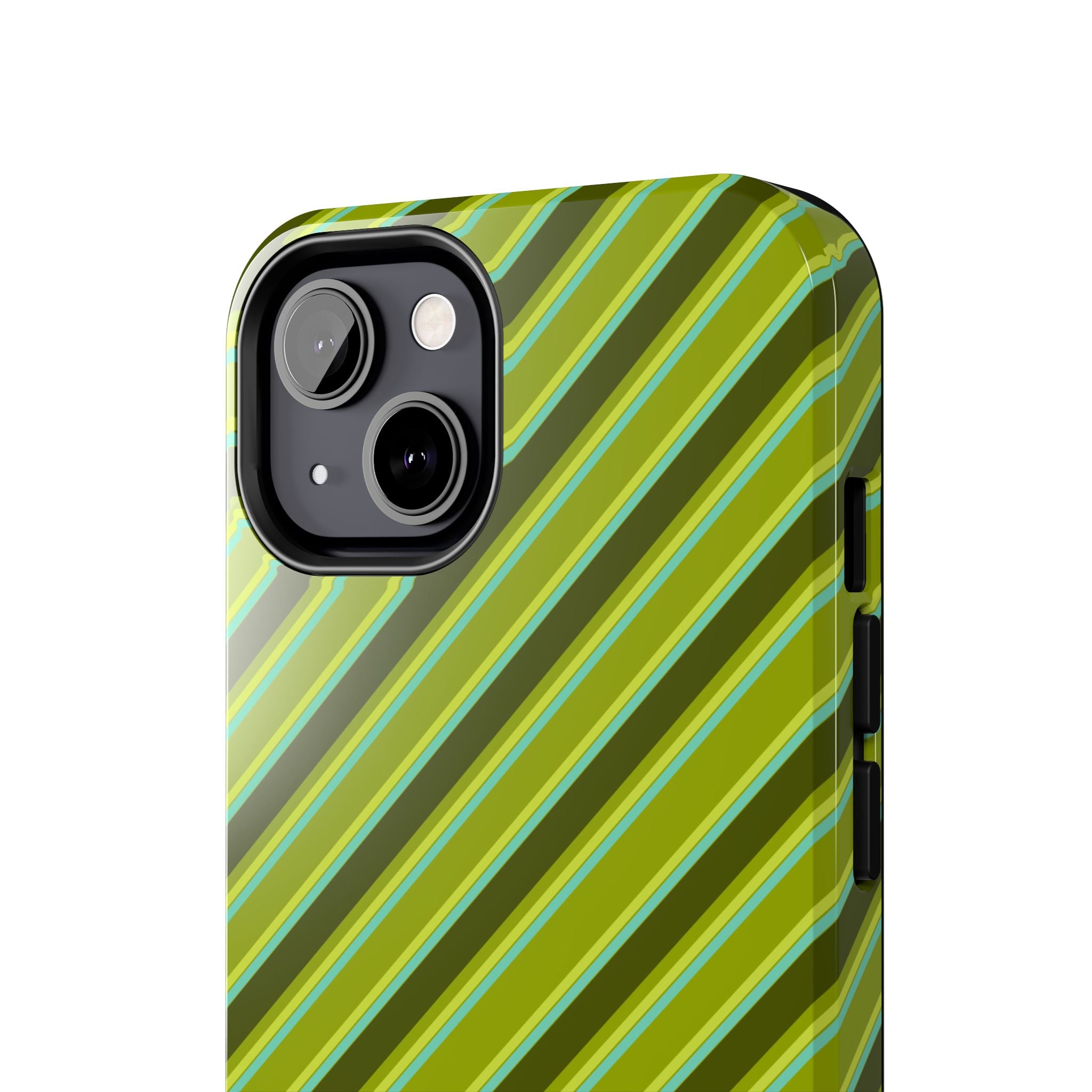 Angelina Stripes | Olive - iPhone Case