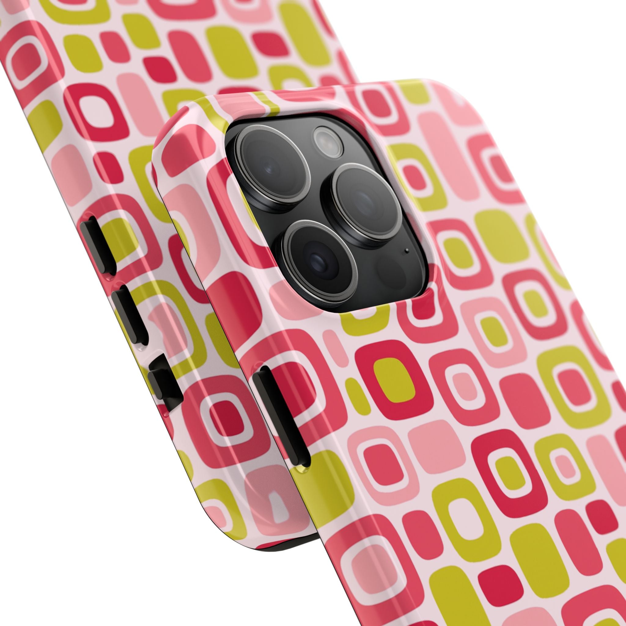 Bubble Pop Geometry iPhone Case