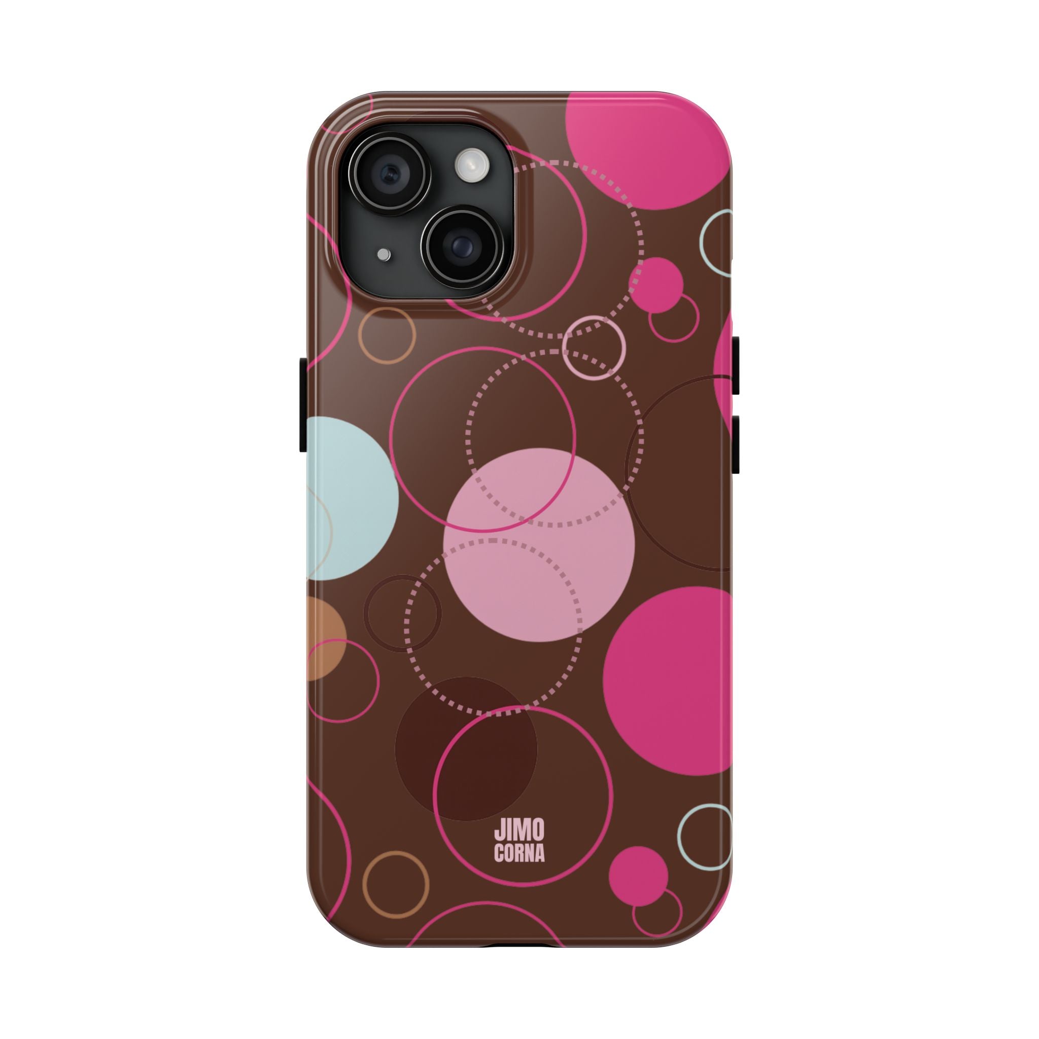 Spiral Pop iPhone Case | Brown