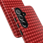 Farm Gingham Samsung Galaxy Case | Red