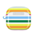 Rainbow Sorbet Stripe AirPods Case