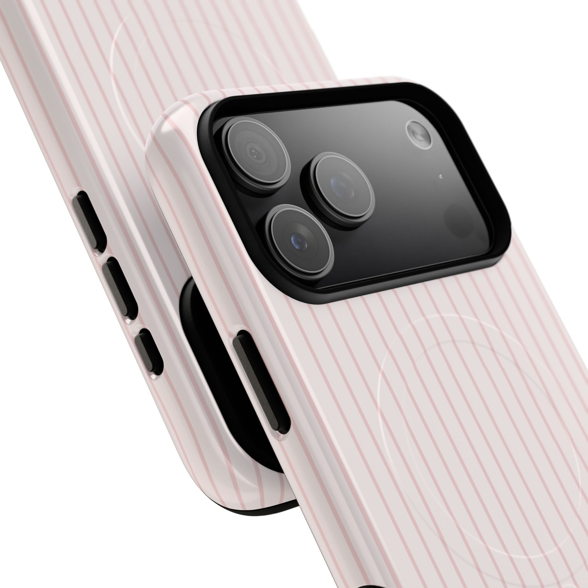 Baby Pink Soft Stripes