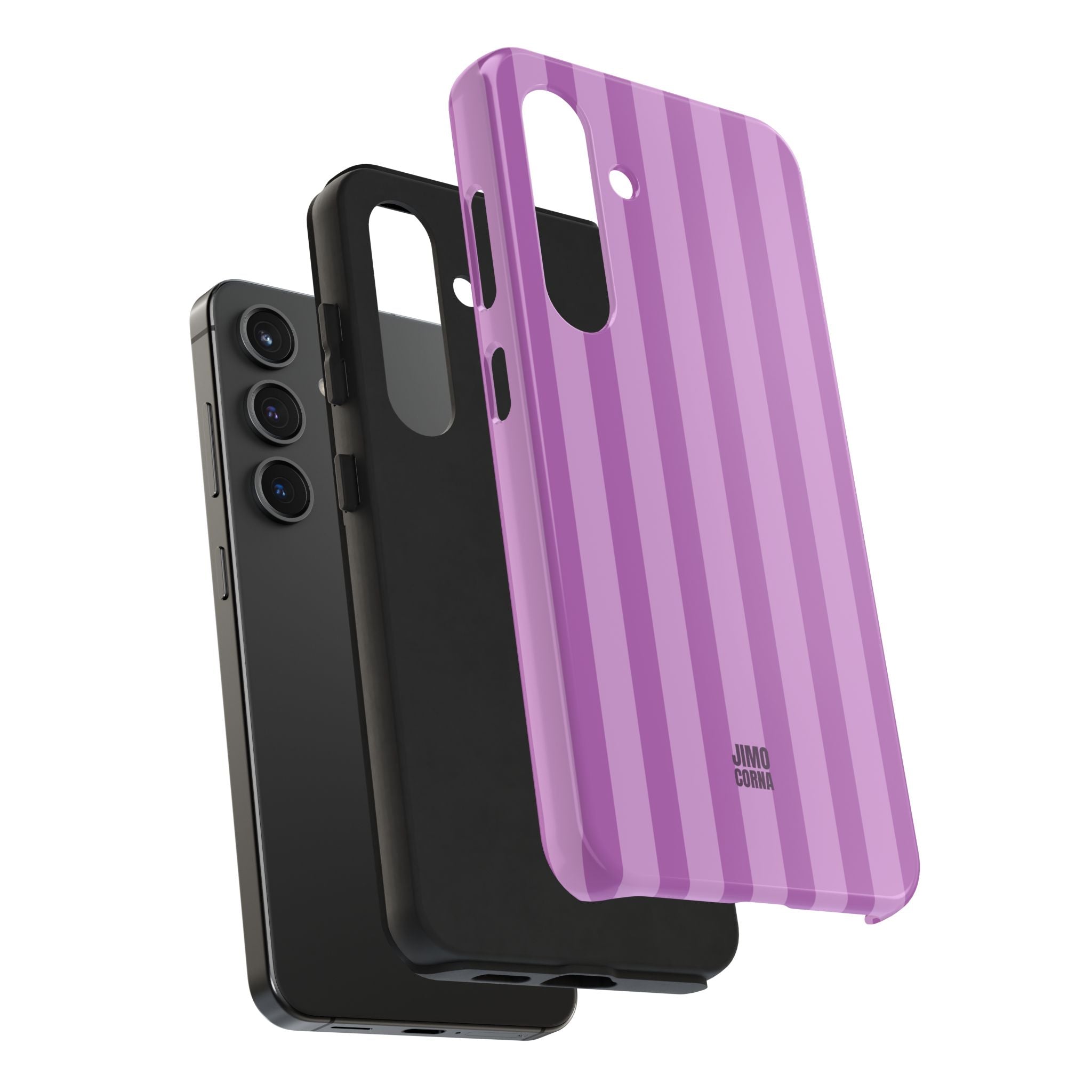 Bold Stripes iPhone Case | Plum