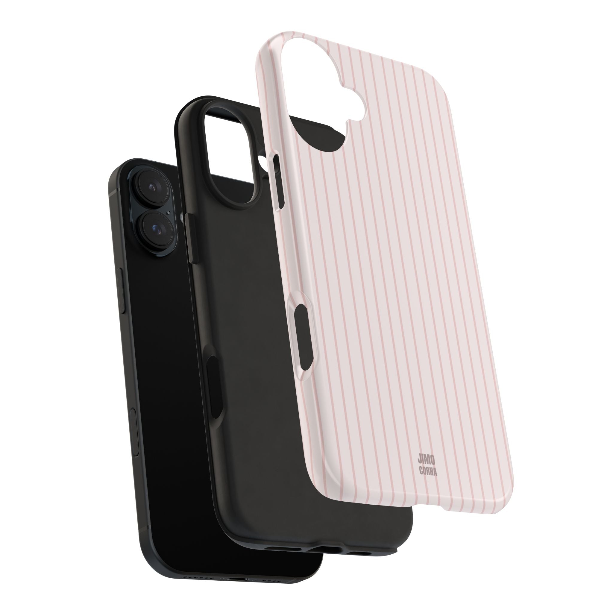Baby Pink Soft Stripes