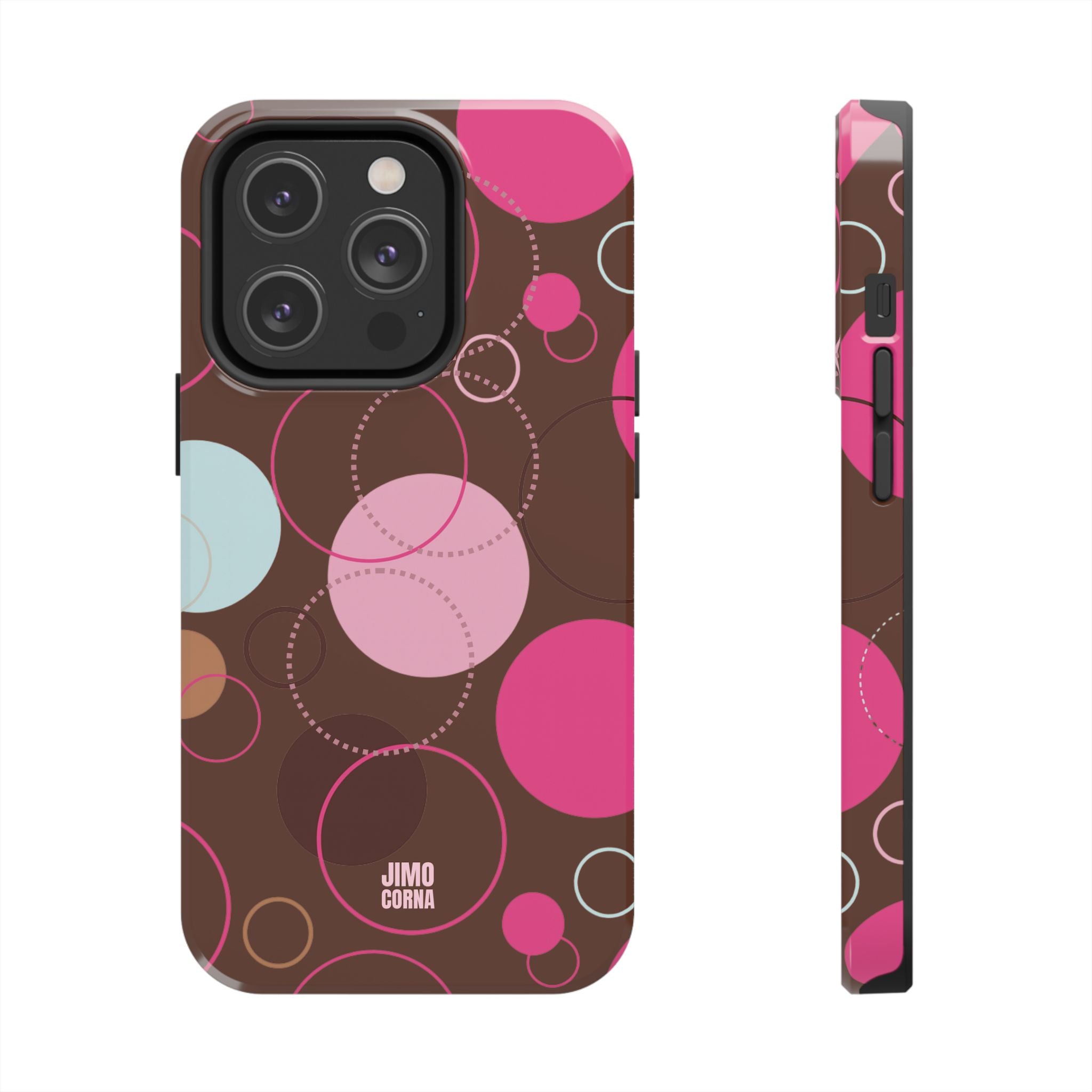 Spiral Pop iPhone Case | Brown