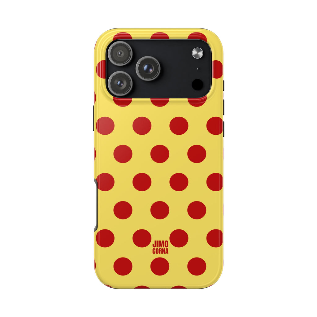 Big Polka Dot | Yellow and Red