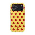 Big Polka Dot | Yellow and Red