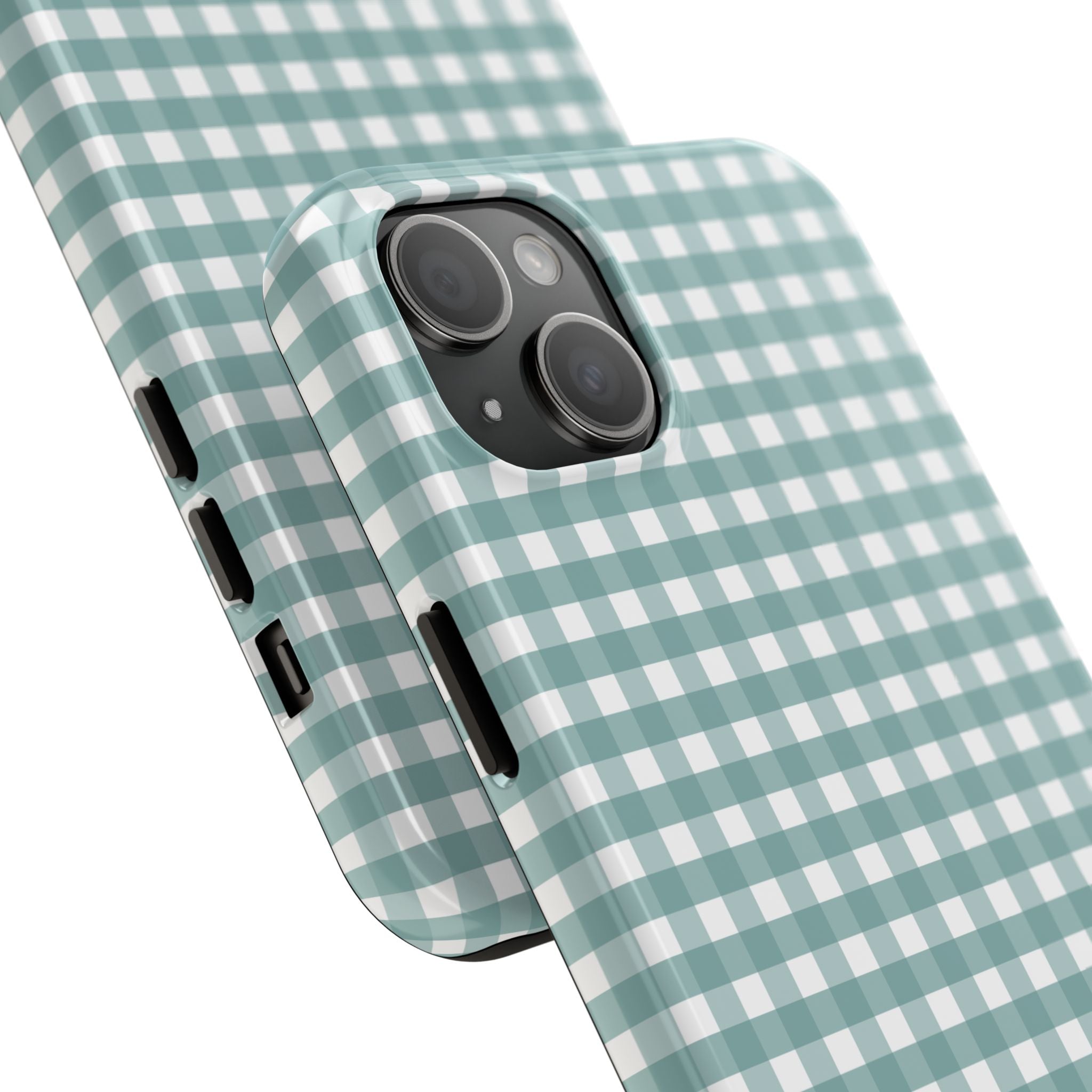 Farm Gingham iPhone Case | Blue