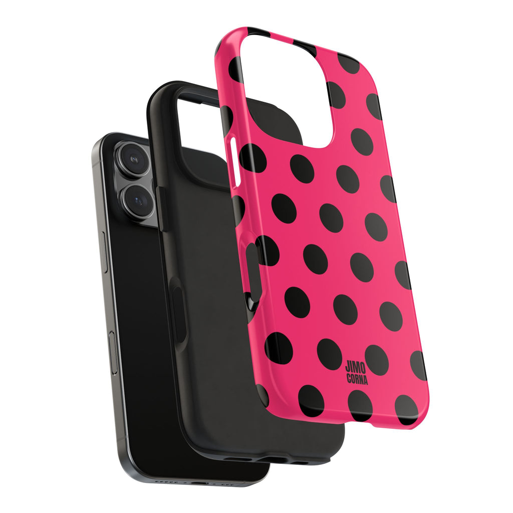 Big Polka Dot | Hot Pink and Black