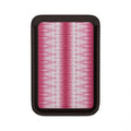 Pink Woven Texture Vegan MagSafe Wallet