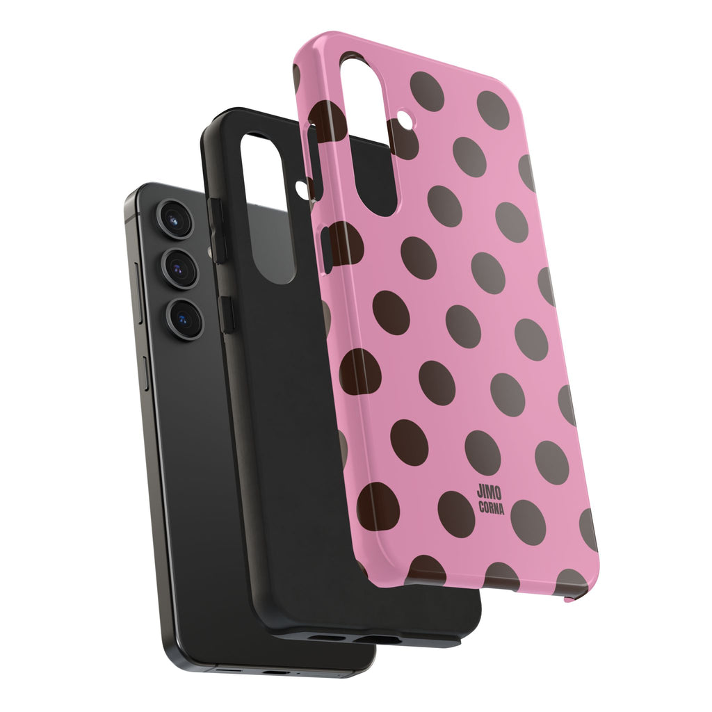 Big Polka Dot | Pink and Black