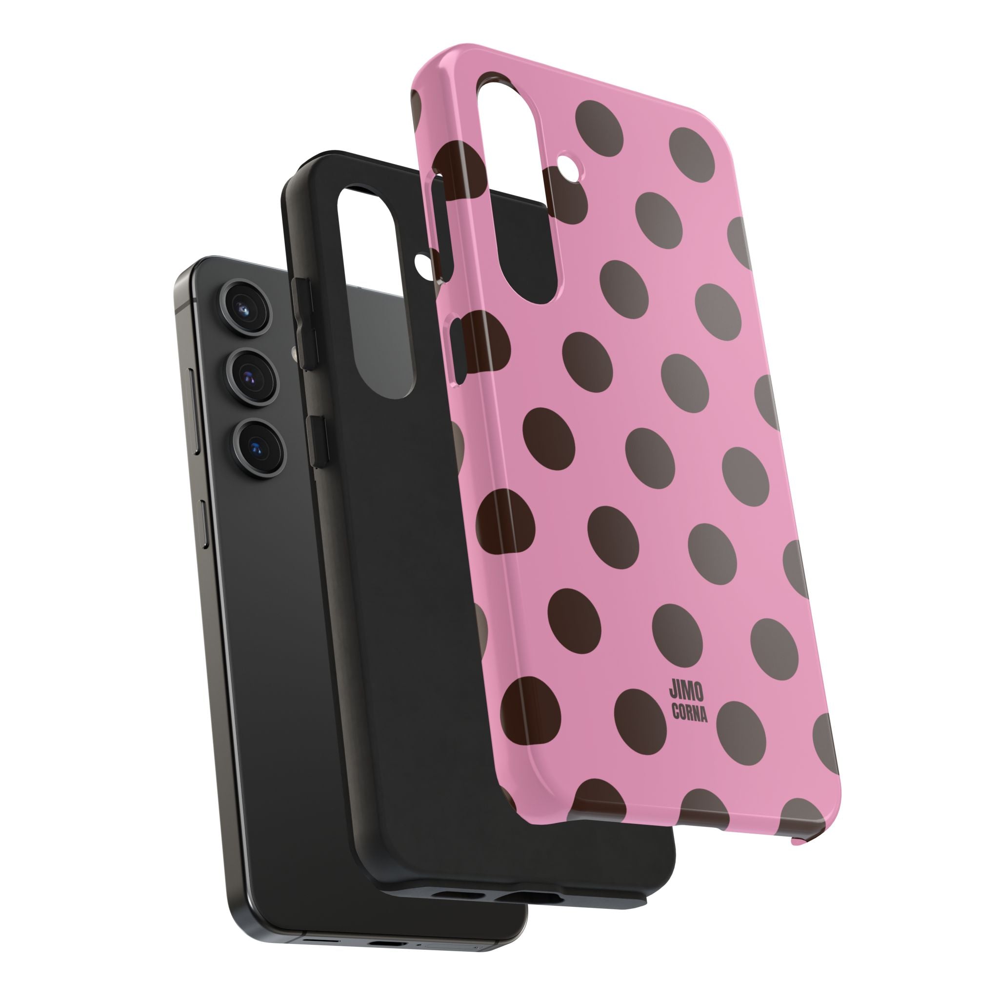 Big Polka Dot | Pink and Black