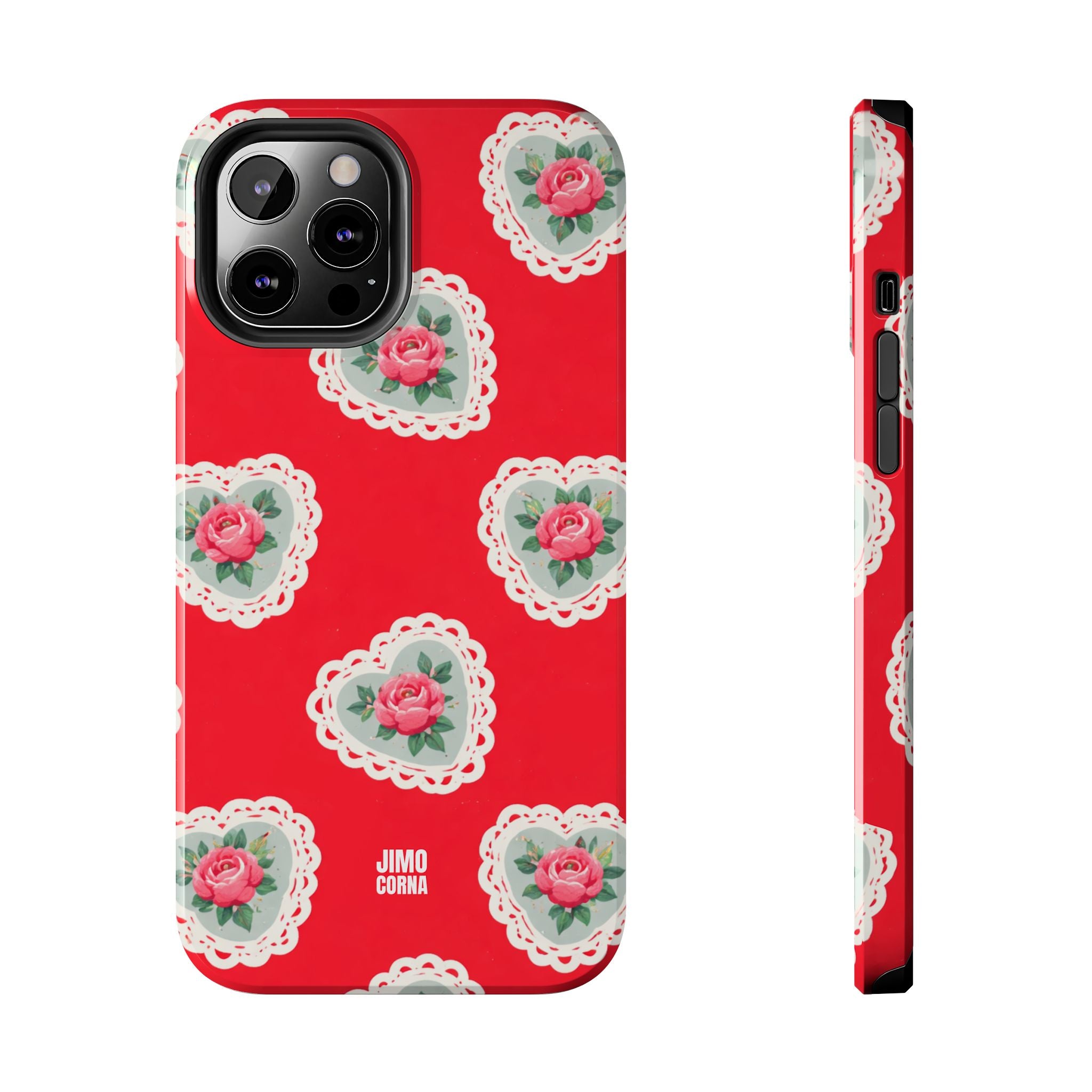 Rosy Lace iPhone Case