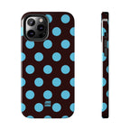 Big Polka Dot | Brown and Blue