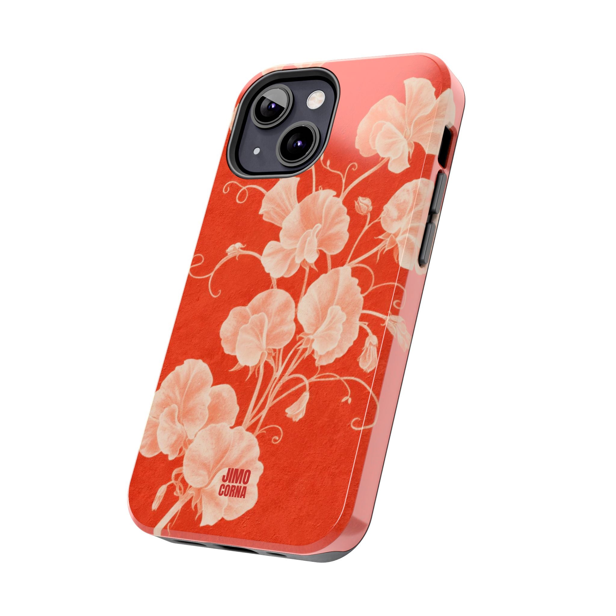 Red Flora iPhone Case