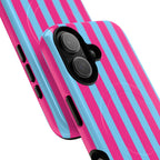 Bold Stripes MagSafe iPhone Case | Cotton Candy
