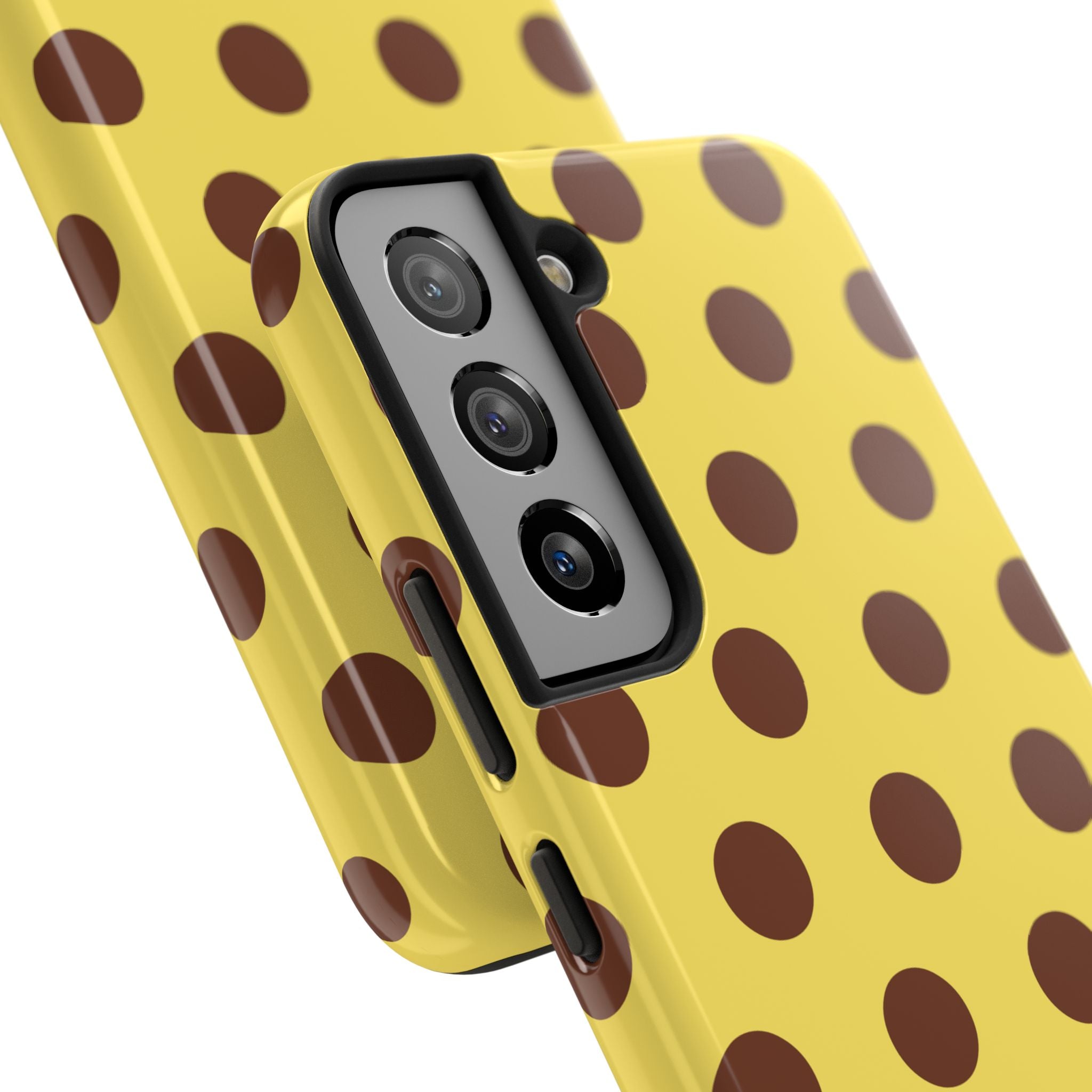 Big Polka Dot | Yellow and Brown