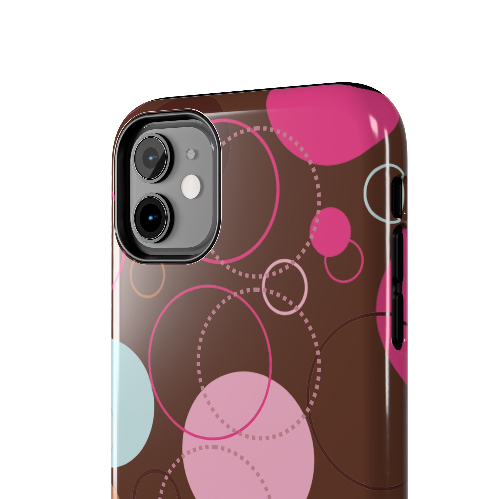 Spiral Pop iPhone Case | Brown