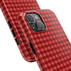 Farm Gingham iPhone Case | Red