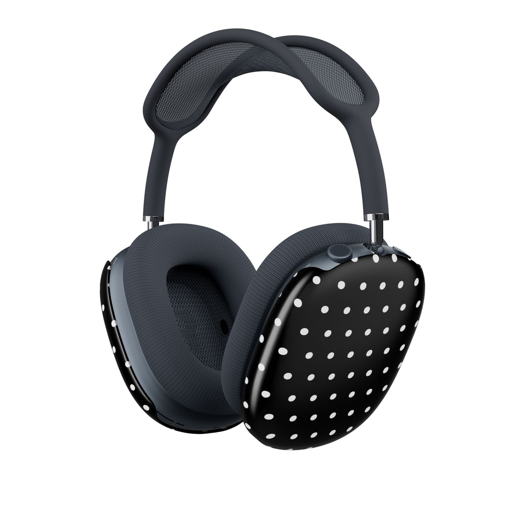 Polka Dot AirPods Max Covers | Black and White