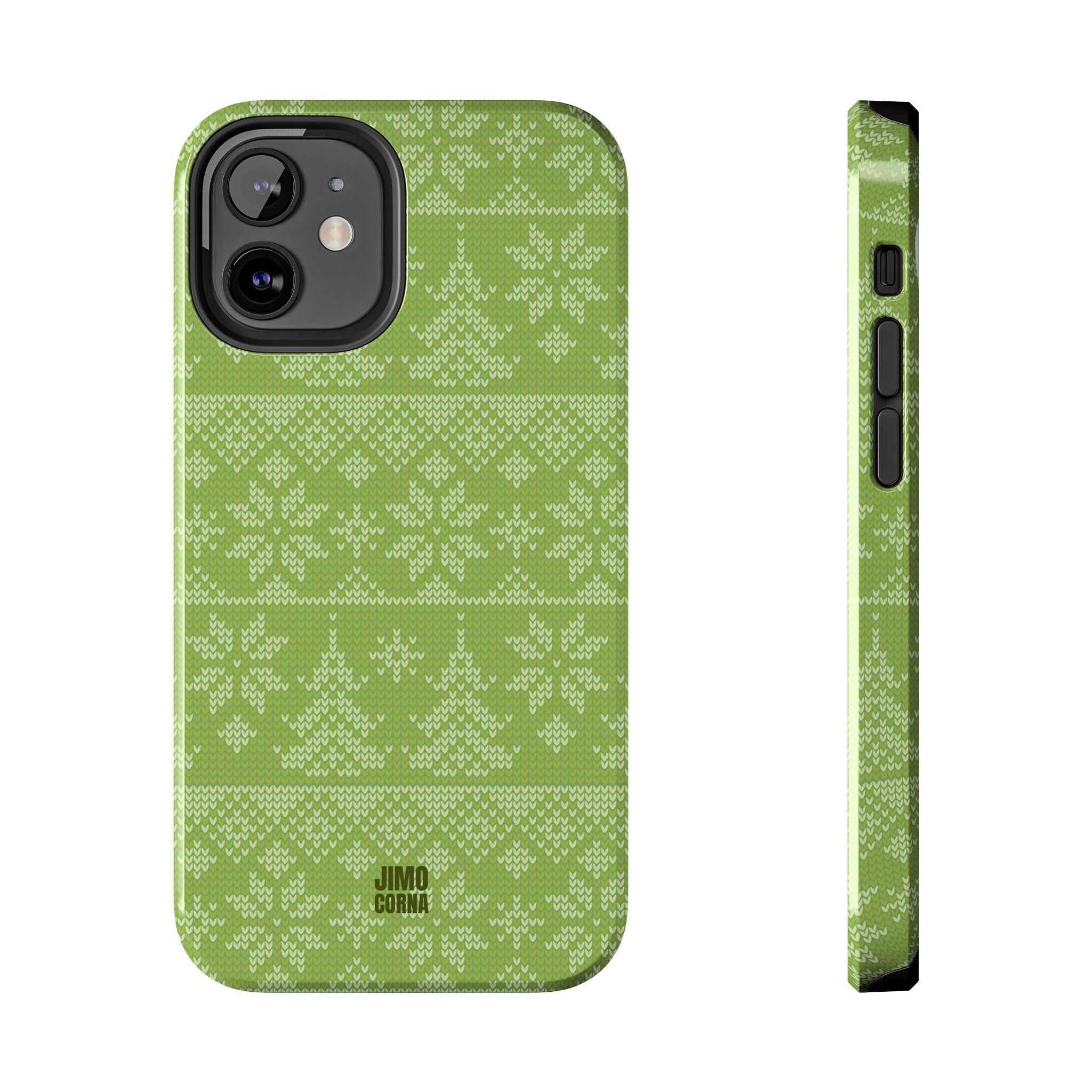 Holiday Knit | Green iPhone Case