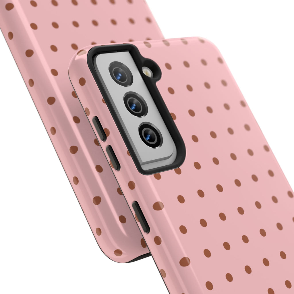Polka Dot | Pink and Brown