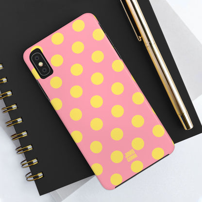 Big Polka Dot | Pink and Yellow