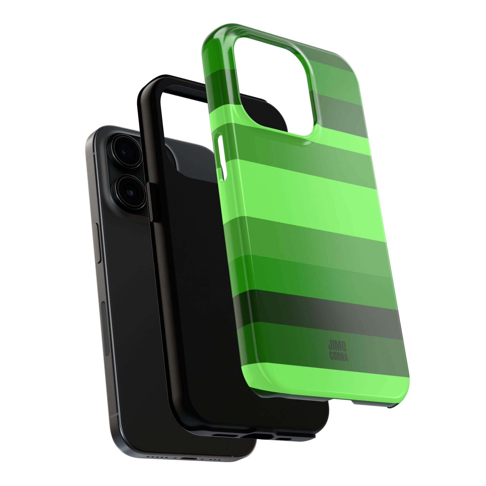 Matcha Stripe iPhone Case