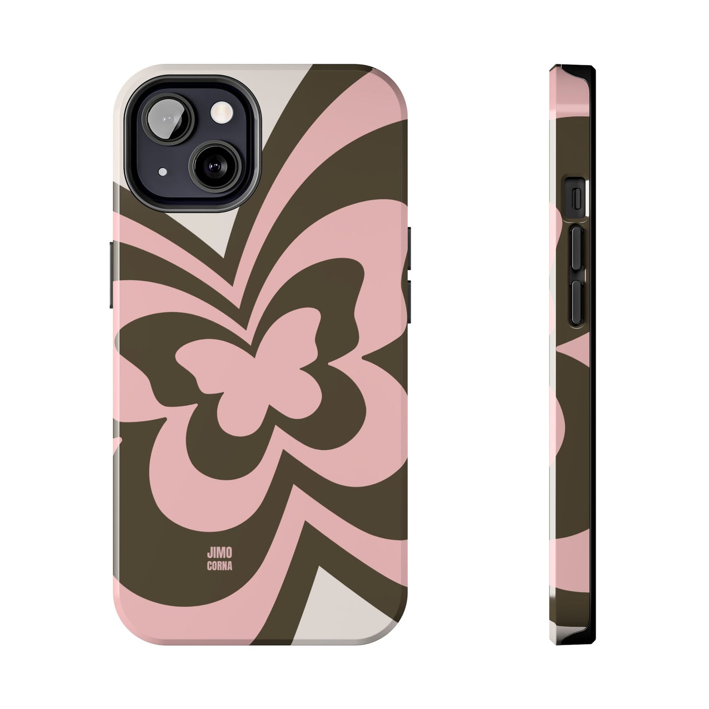 Pink Retro Butterfly