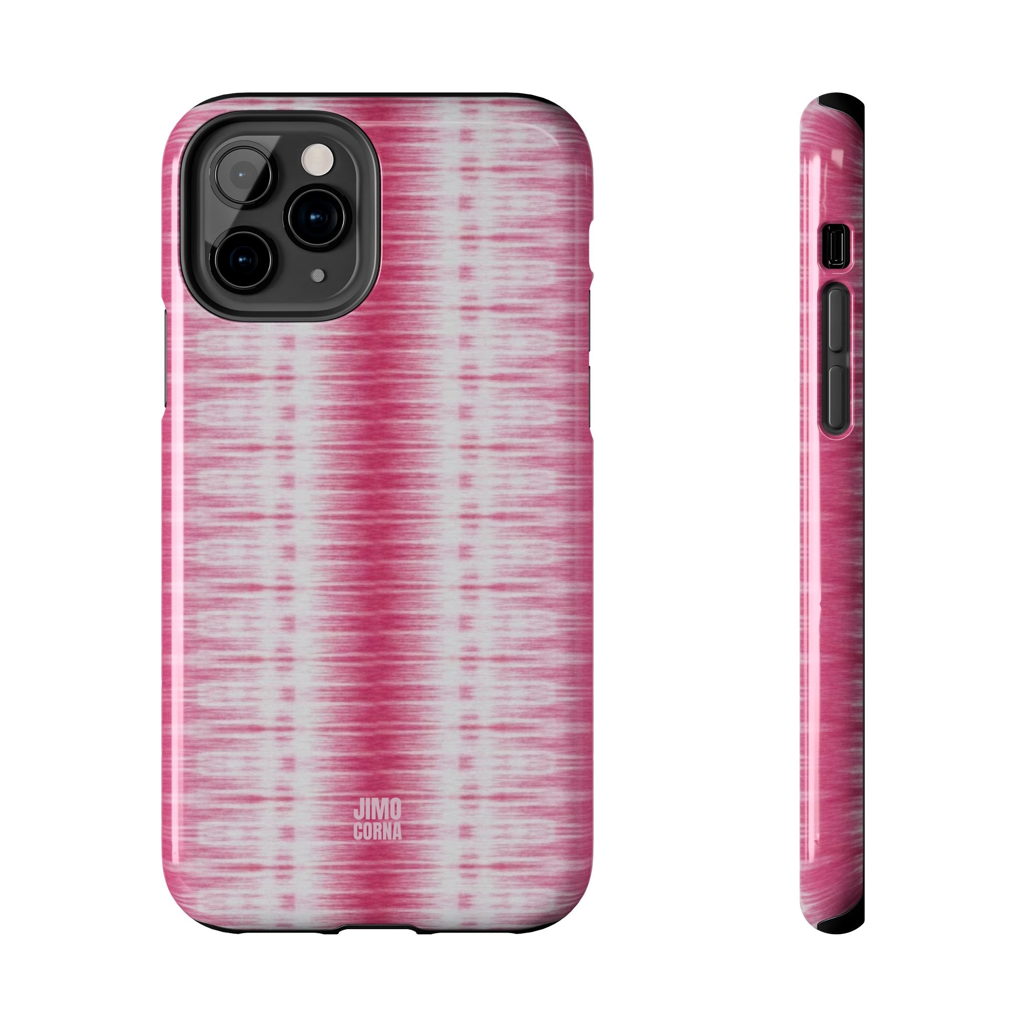 Pink Woven Texture iPhone Case