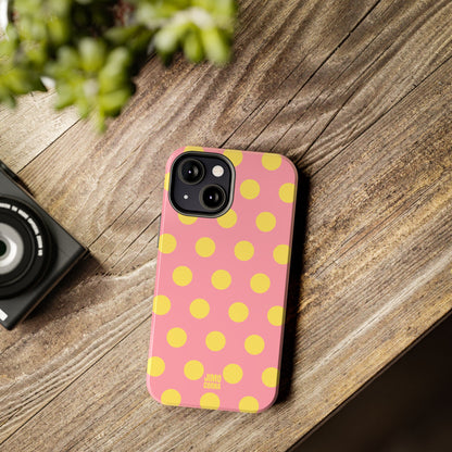 Big Polka Dot | Pink and Yellow