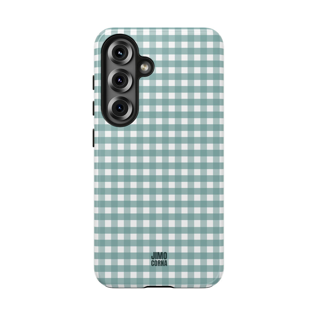 Farm Gingham Samsung Galaxy Case | Blue