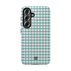 Farm Gingham Samsung Galaxy Case | Blue