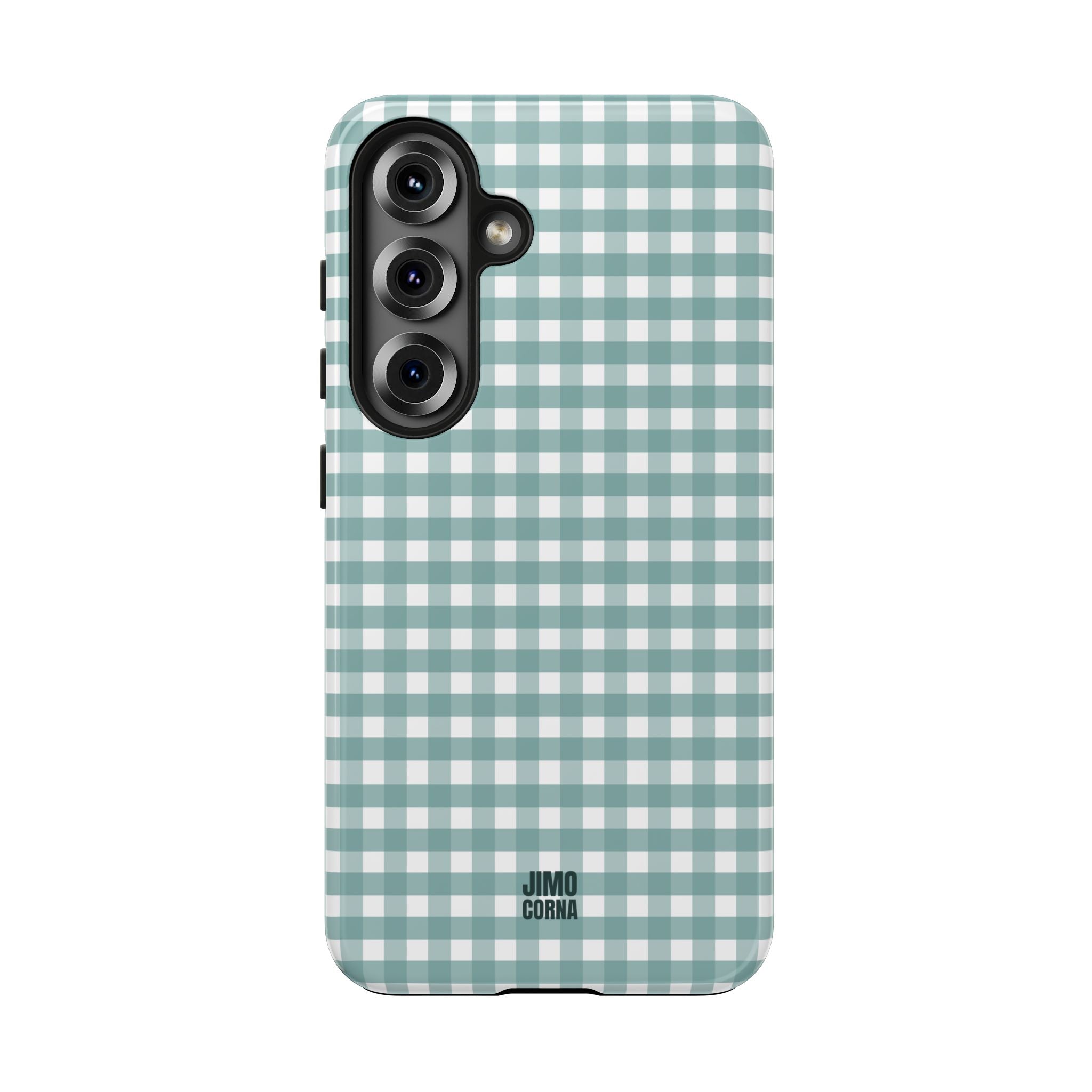 Farm Gingham Samsung Galaxy Case | Blue