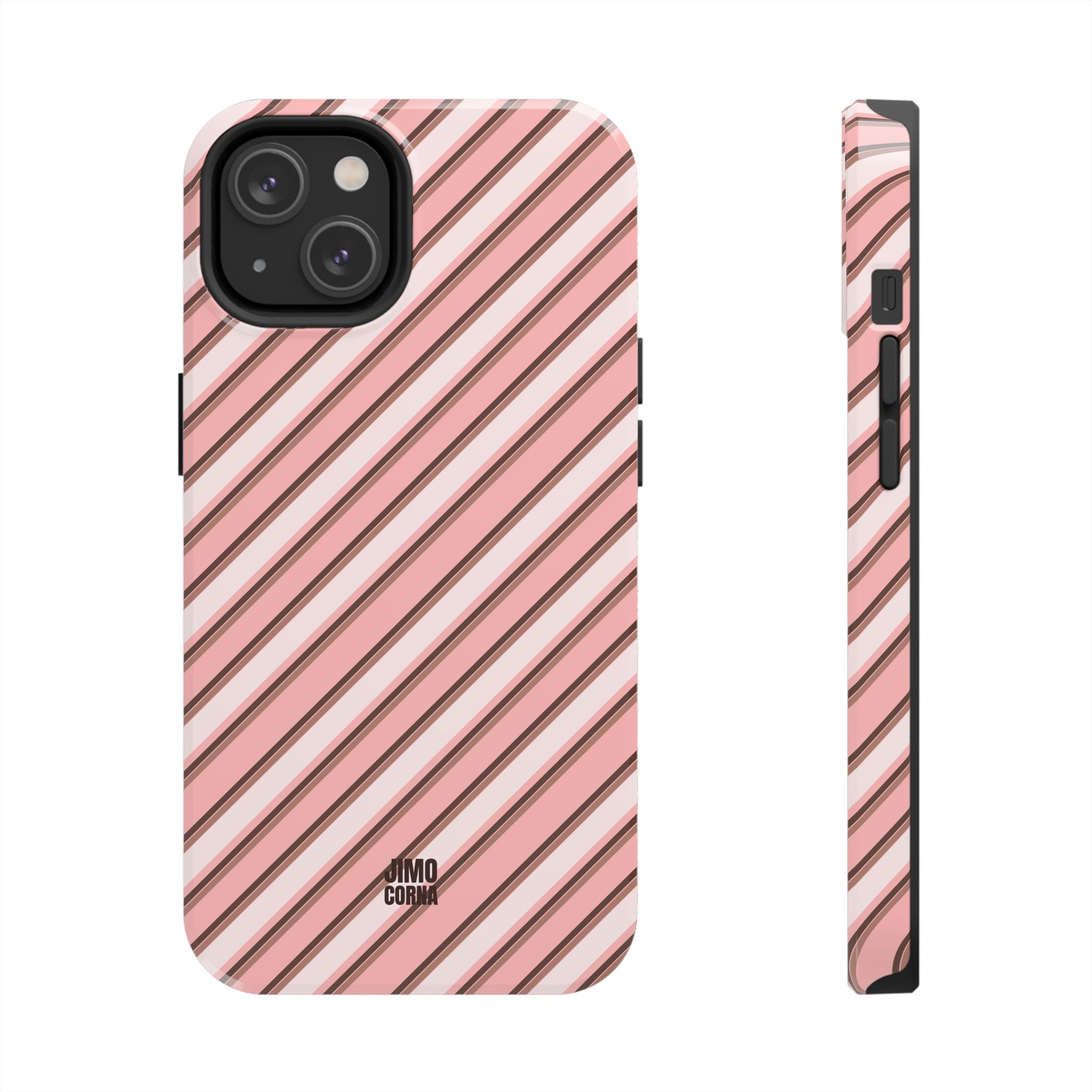 Angelina Stripes | Pink - iPhone Case
