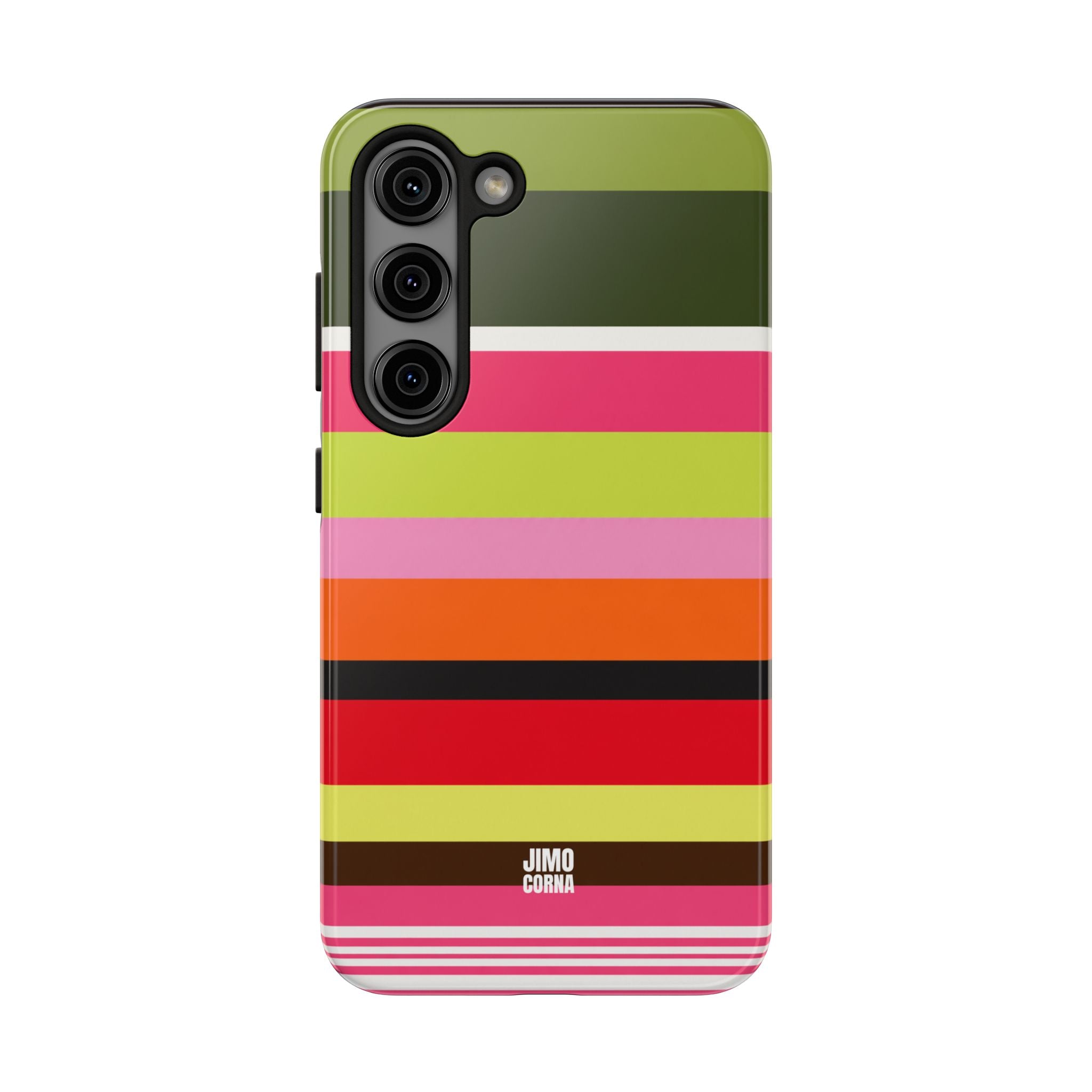 Berry Citrus Stripe Samsung Galaxy Case