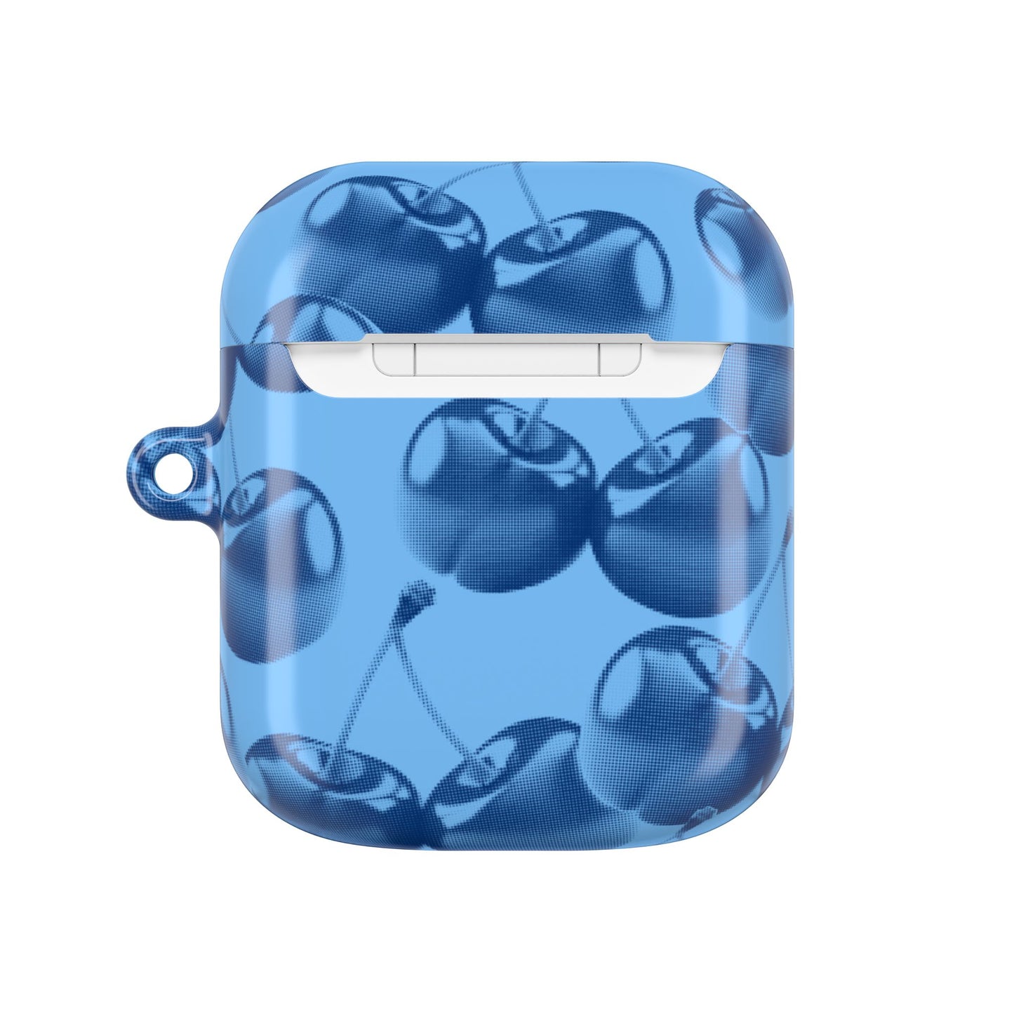 Blue Retro Cherries AirPods Case