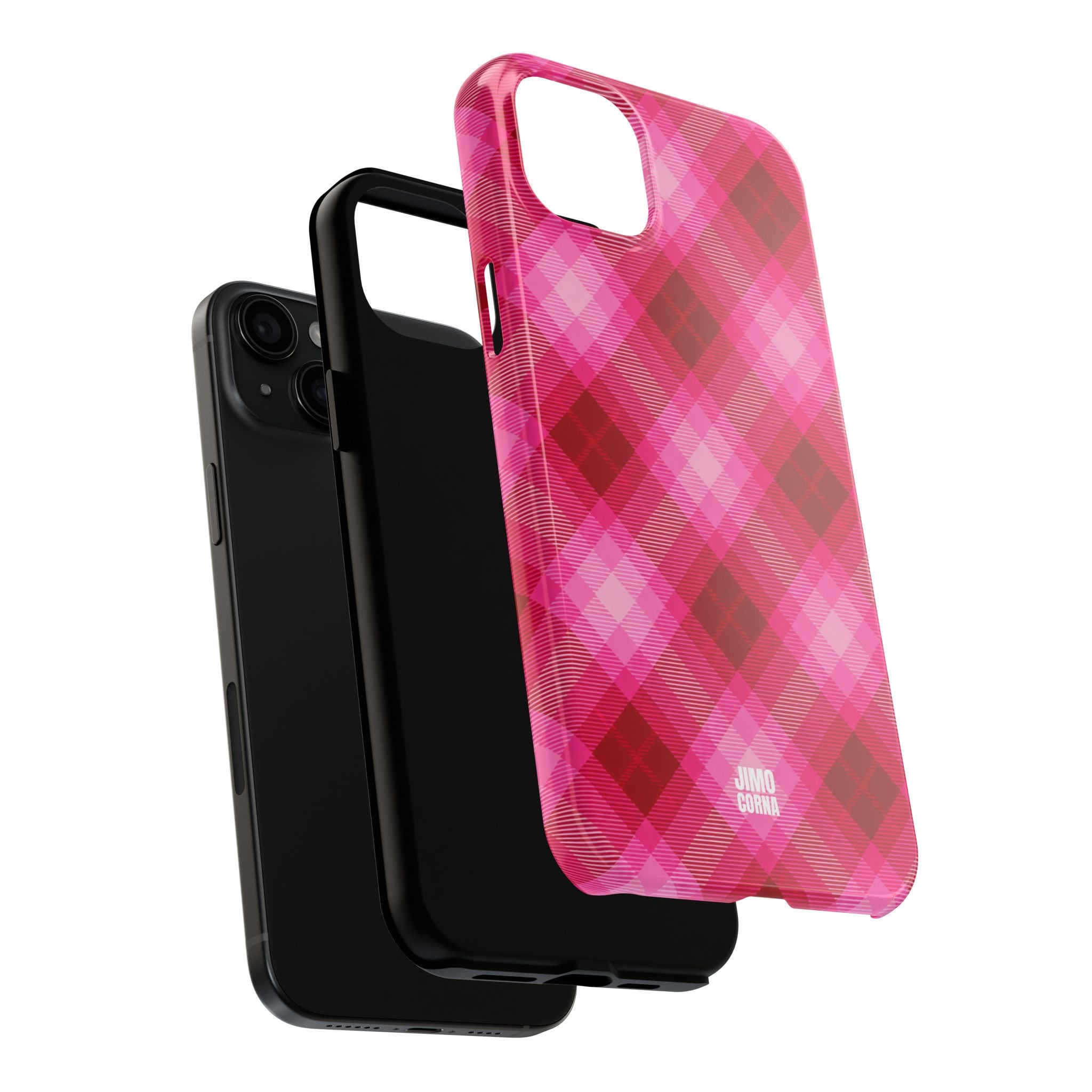Pink Picnic Plaid iPhone Case