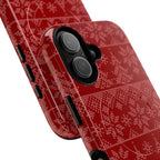 Holiday Knit | Red MagSafe iPhone Case