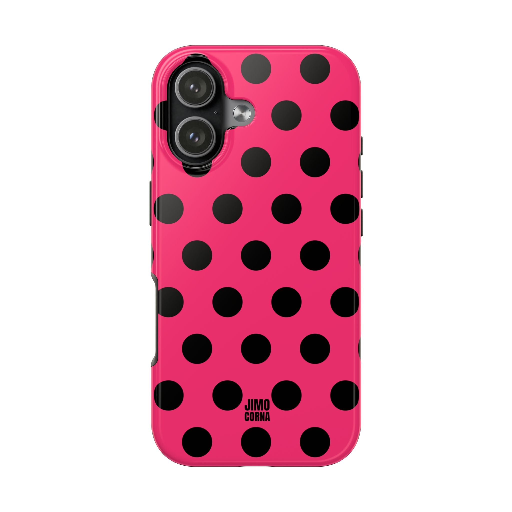 Big Polka Dot | Hot Pink and Black