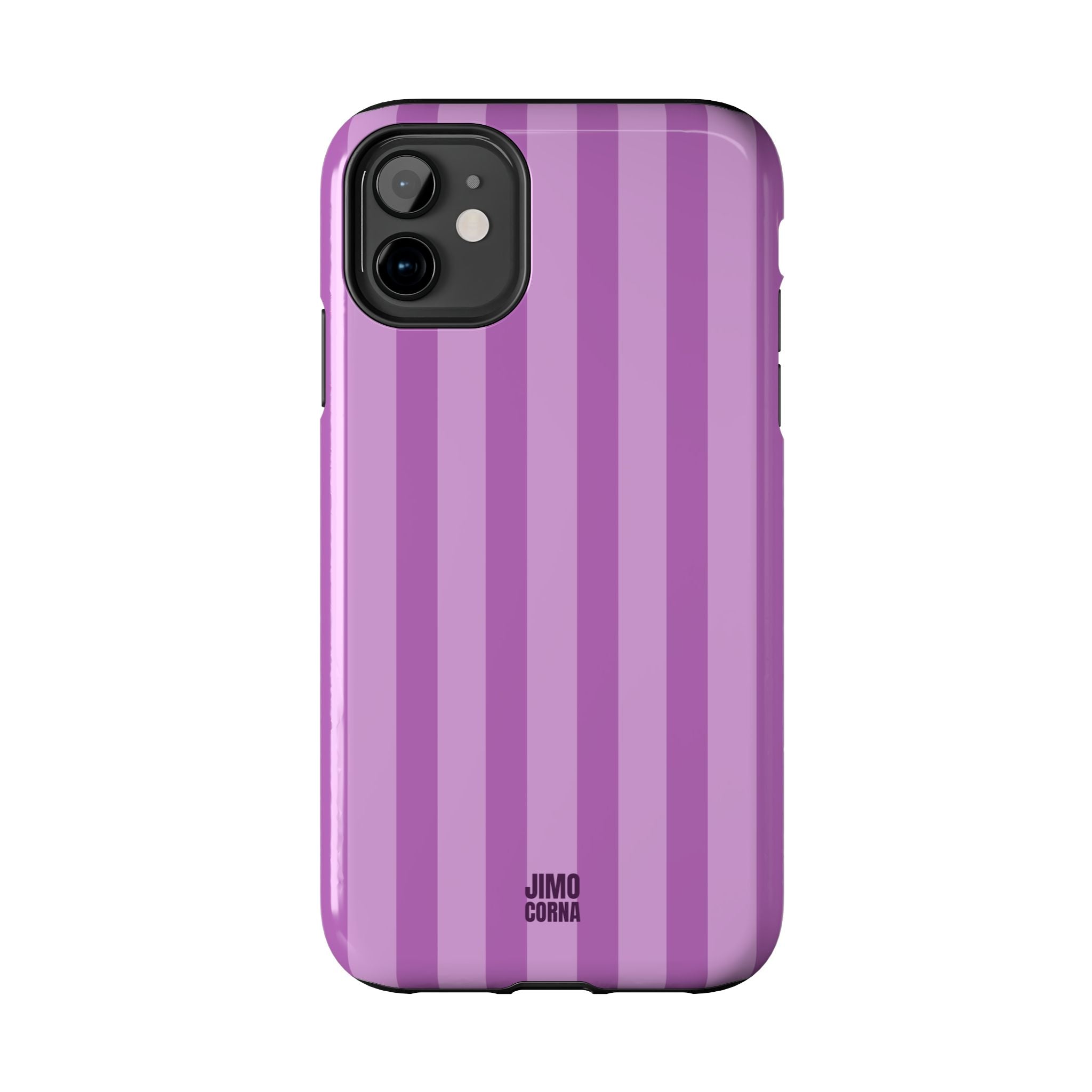 Bold Stripes iPhone Case | Plum
