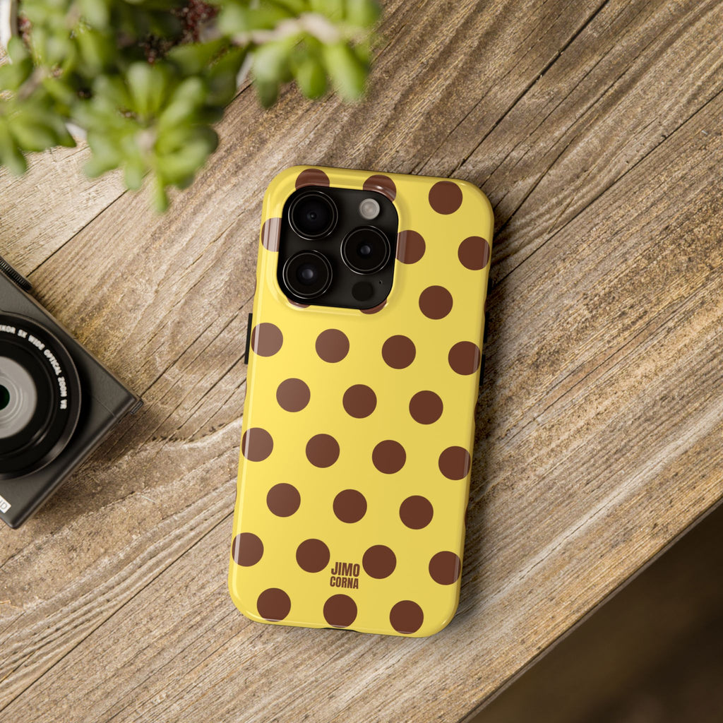 Big Polka Dot | Yellow and Brown