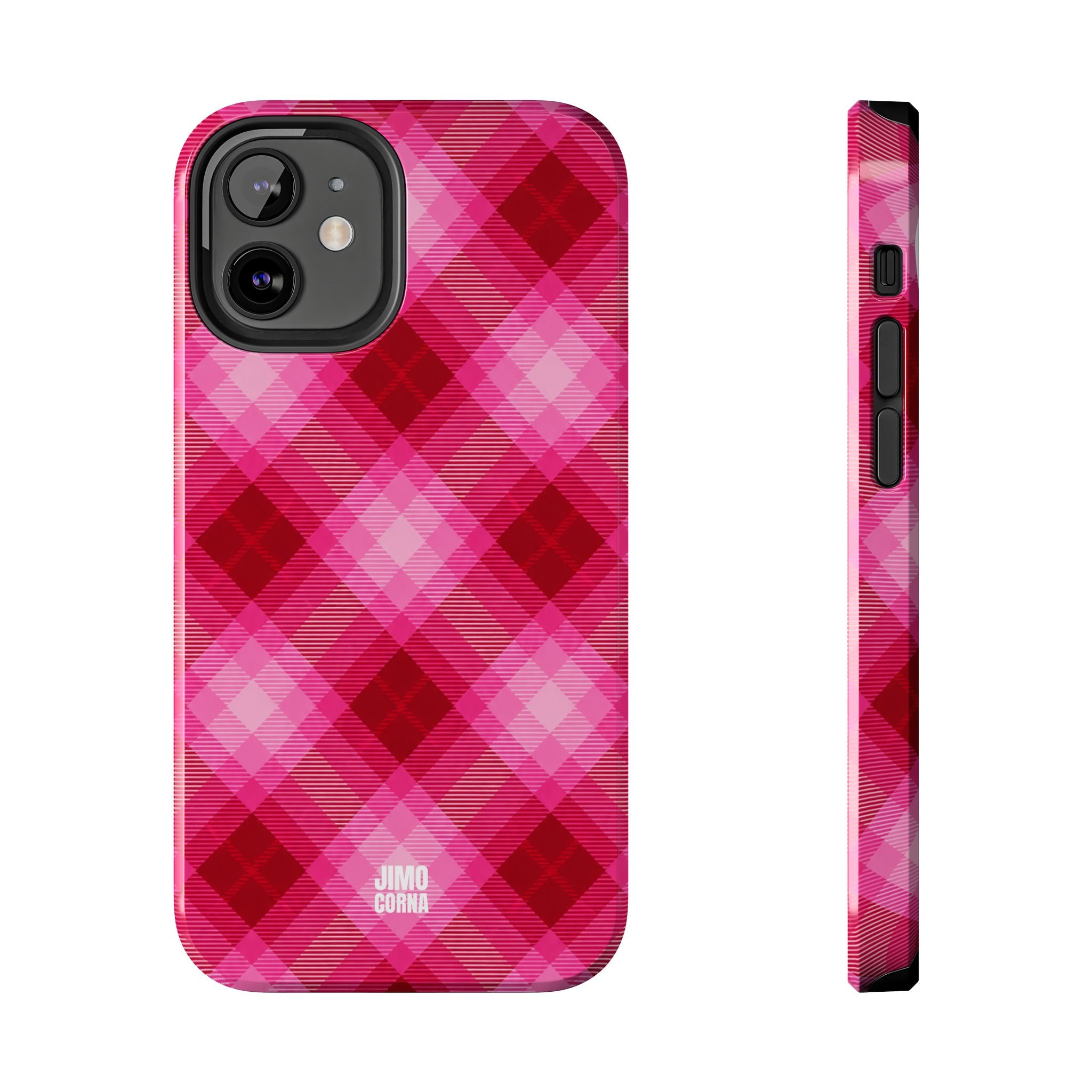 Pink Picnic Plaid iPhone Case