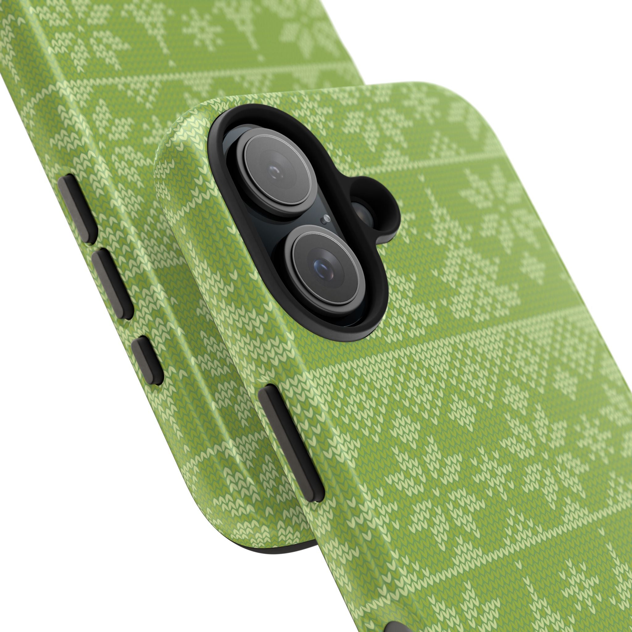 Holiday Knit | Green iPhone Case