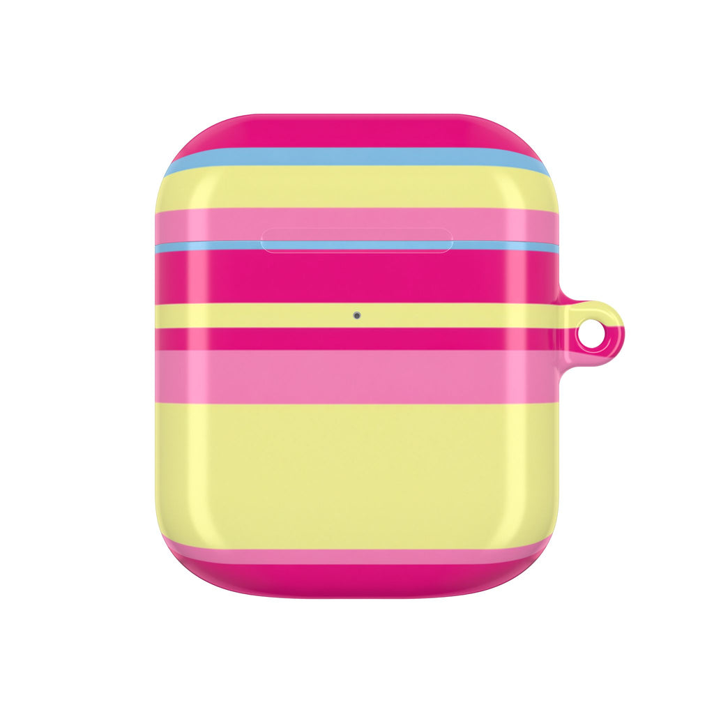 Lemonberry Stripe AirPods Case
